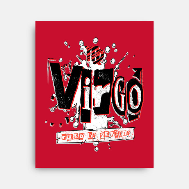 Virgo Ruled By Mercury-None-Stretched-Canvas-palmstreet