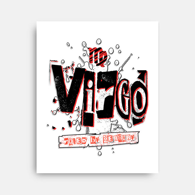 Virgo Ruled By Mercury-None-Stretched-Canvas-palmstreet