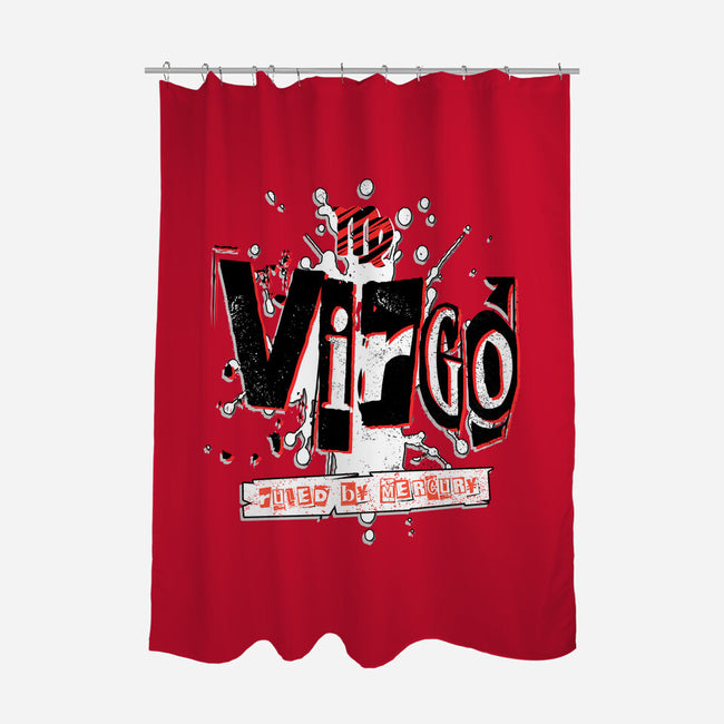 Virgo Ruled By Mercury-None-Polyester-Shower Curtain-palmstreet
