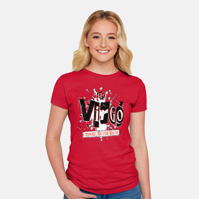 Virgo Ruled By Mercury-Womens-Fitted-Tee-palmstreet