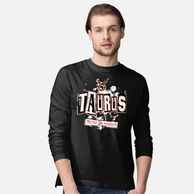 Taurus Ruled By Venus-Mens-Long Sleeved-Tee-palmstreet