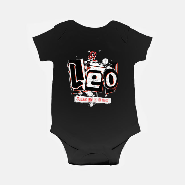 Leo Ruled By The Sun-Baby-Basic-Onesie-palmstreet