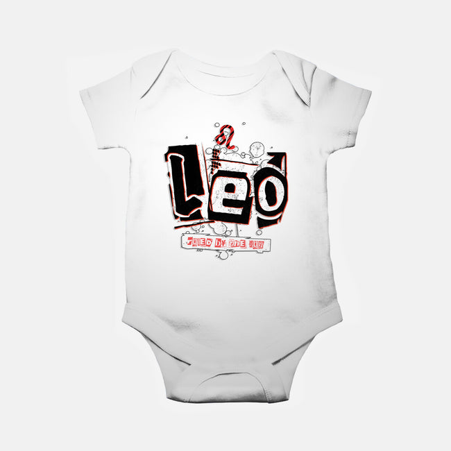 Leo Ruled By The Sun-Baby-Basic-Onesie-palmstreet