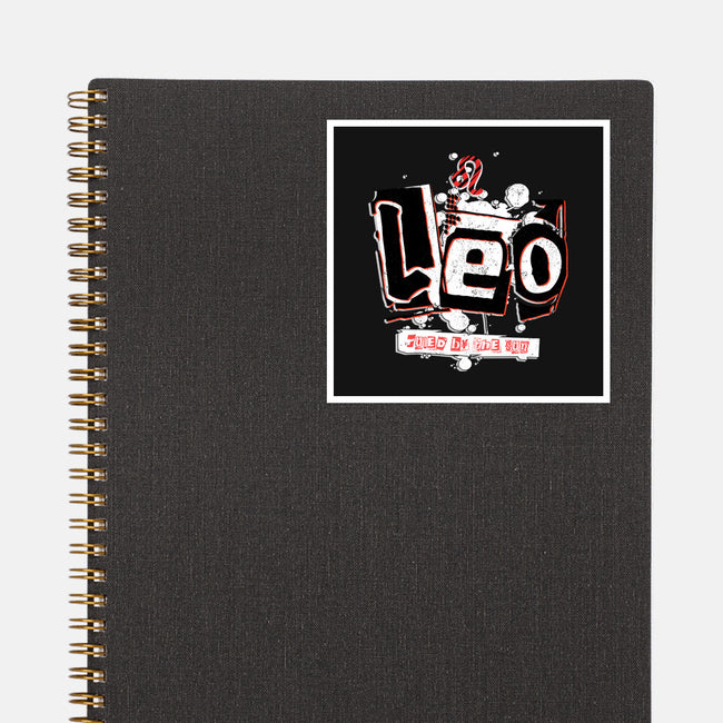 Leo Ruled By The Sun-None-Glossy-Sticker-palmstreet
