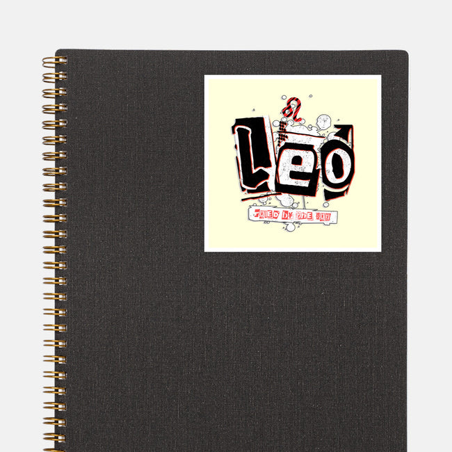 Leo Ruled By The Sun-None-Glossy-Sticker-palmstreet