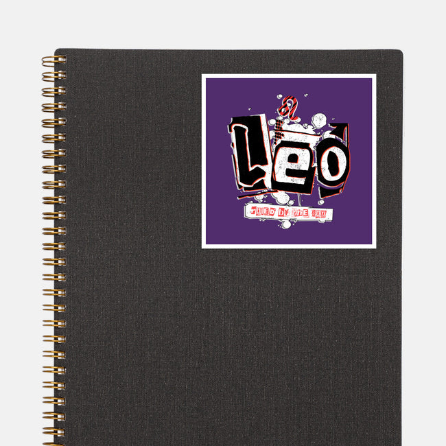 Leo Ruled By The Sun-None-Glossy-Sticker-palmstreet