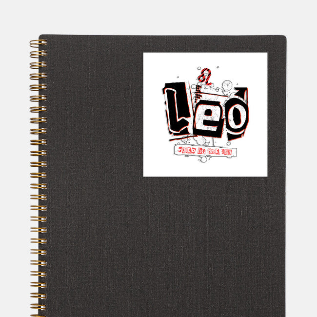 Leo Ruled By The Sun-None-Glossy-Sticker-palmstreet