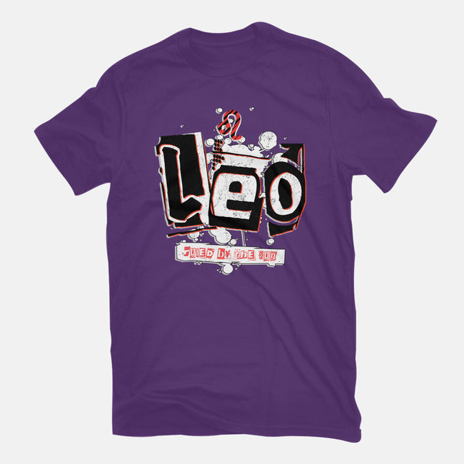 Leo Ruled By The Sun-Womens-Fitted-Tee-palmstreet