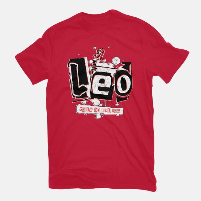 Leo Ruled By The Sun-Womens-Fitted-Tee-palmstreet