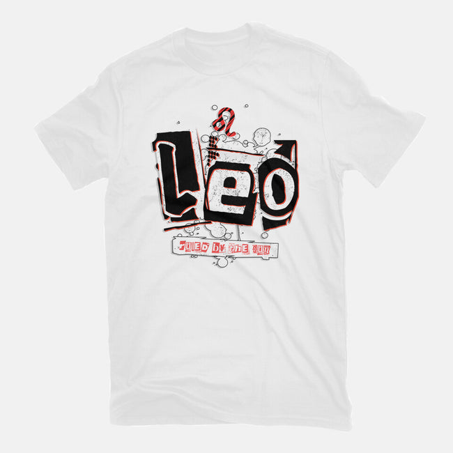 Leo Ruled By The Sun-Womens-Fitted-Tee-palmstreet