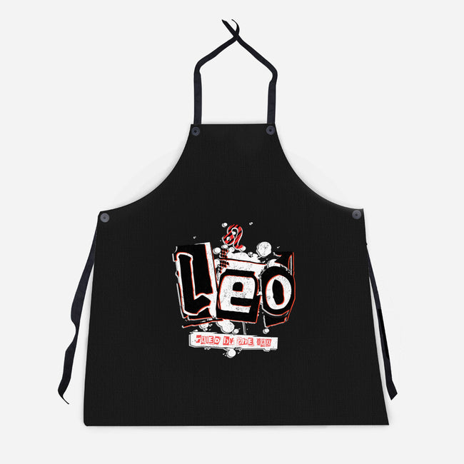 Leo Ruled By The Sun-Unisex-Kitchen-Apron-palmstreet