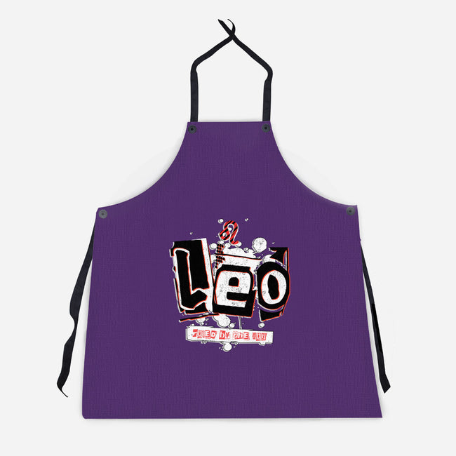 Leo Ruled By The Sun-Unisex-Kitchen-Apron-palmstreet