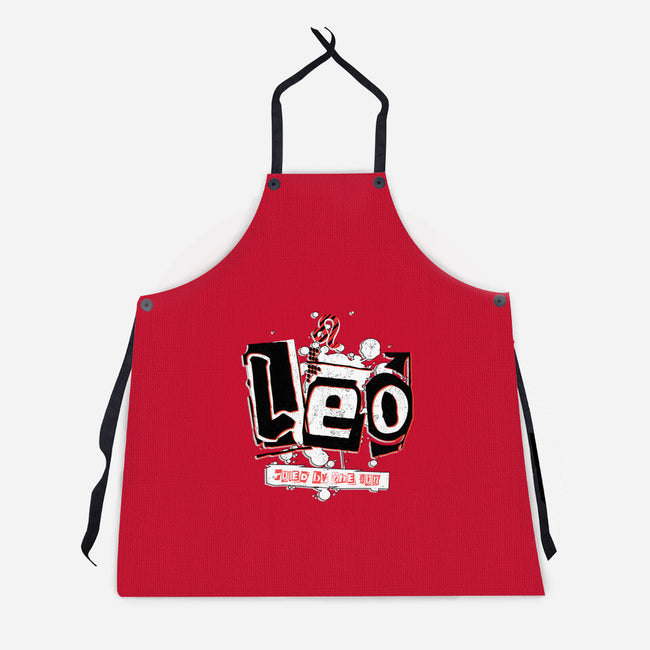 Leo Ruled By The Sun-Unisex-Kitchen-Apron-palmstreet
