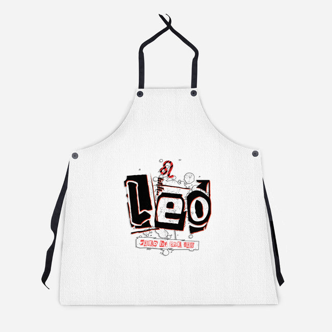 Leo Ruled By The Sun-Unisex-Kitchen-Apron-palmstreet