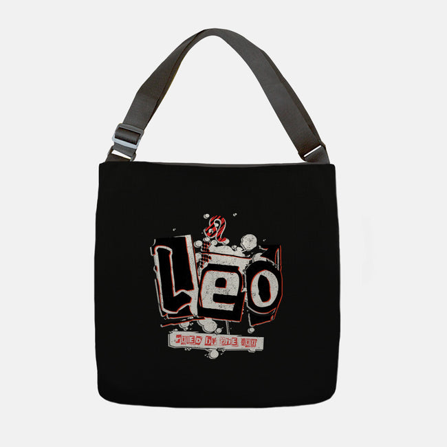 Leo Ruled By The Sun-None-Adjustable Tote-Bag-palmstreet