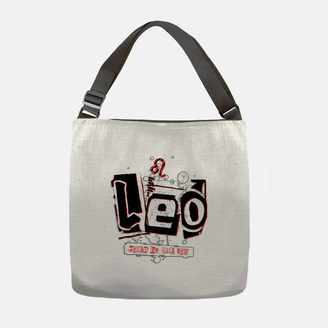 Leo Ruled By The Sun-None-Adjustable Tote-Bag-palmstreet