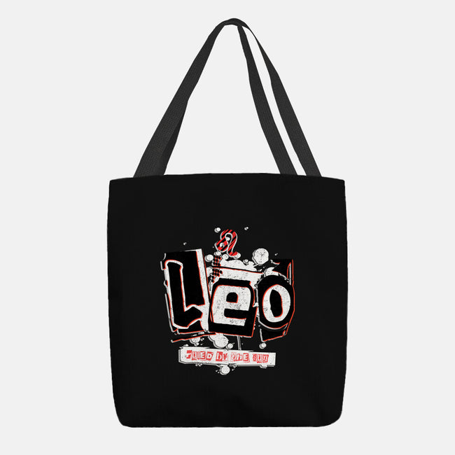Leo Ruled By The Sun-None-Basic Tote-Bag-palmstreet