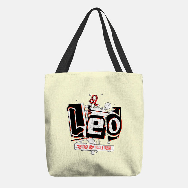 Leo Ruled By The Sun-None-Basic Tote-Bag-palmstreet