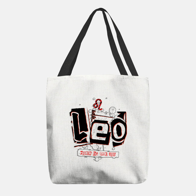 Leo Ruled By The Sun-None-Basic Tote-Bag-palmstreet