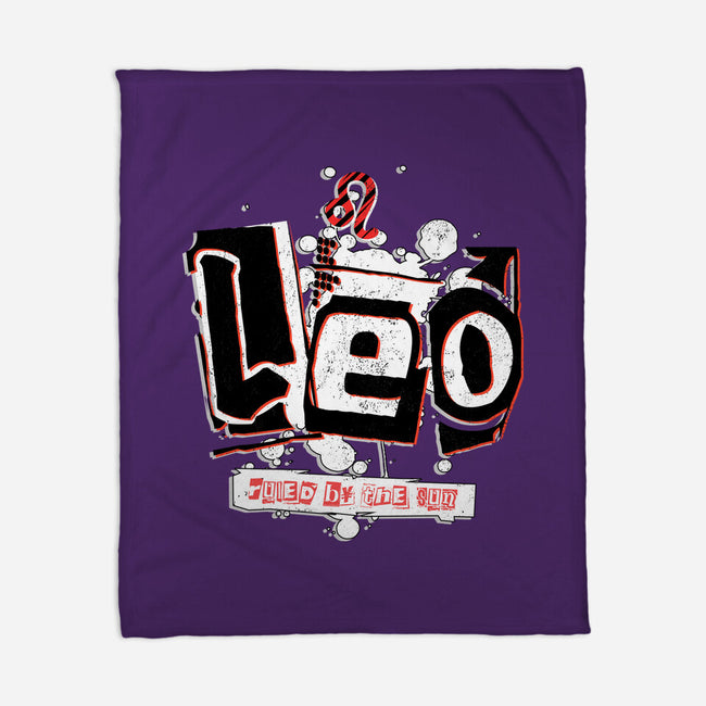 Leo Ruled By The Sun-None-Fleece-Blanket-palmstreet