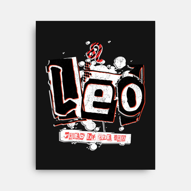 Leo Ruled By The Sun-None-Stretched-Canvas-palmstreet