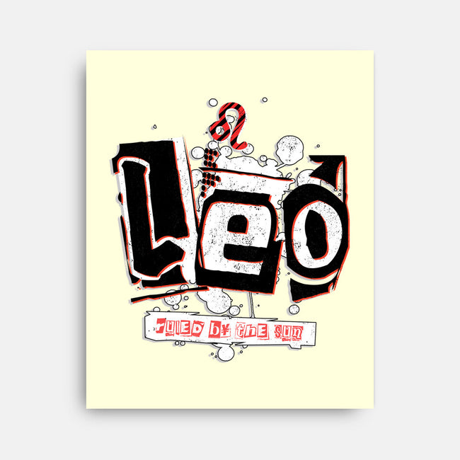 Leo Ruled By The Sun-None-Stretched-Canvas-palmstreet