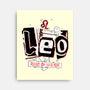 Leo Ruled By The Sun-None-Stretched-Canvas-palmstreet