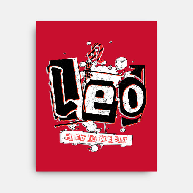 Leo Ruled By The Sun-None-Stretched-Canvas-palmstreet