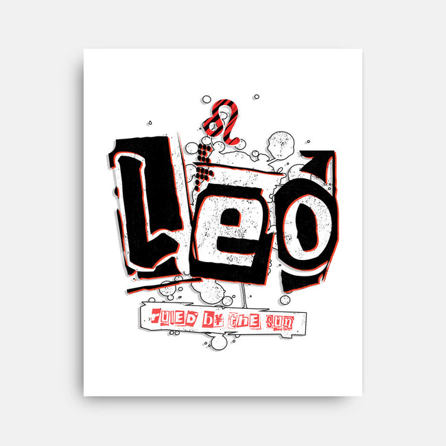 Leo Ruled By The Sun-None-Stretched-Canvas-palmstreet