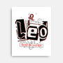 Leo Ruled By The Sun-None-Stretched-Canvas-palmstreet