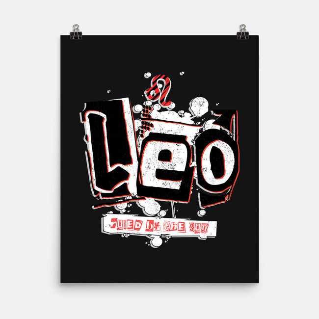 Leo Ruled By The Sun-None-Matte-Poster-palmstreet