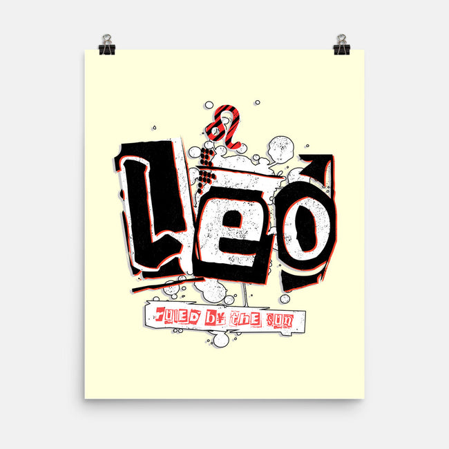 Leo Ruled By The Sun-None-Matte-Poster-palmstreet