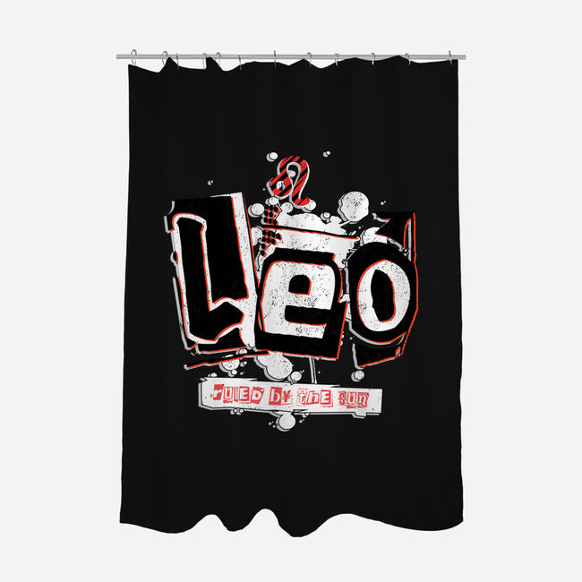Leo Ruled By The Sun-None-Polyester-Shower Curtain-palmstreet