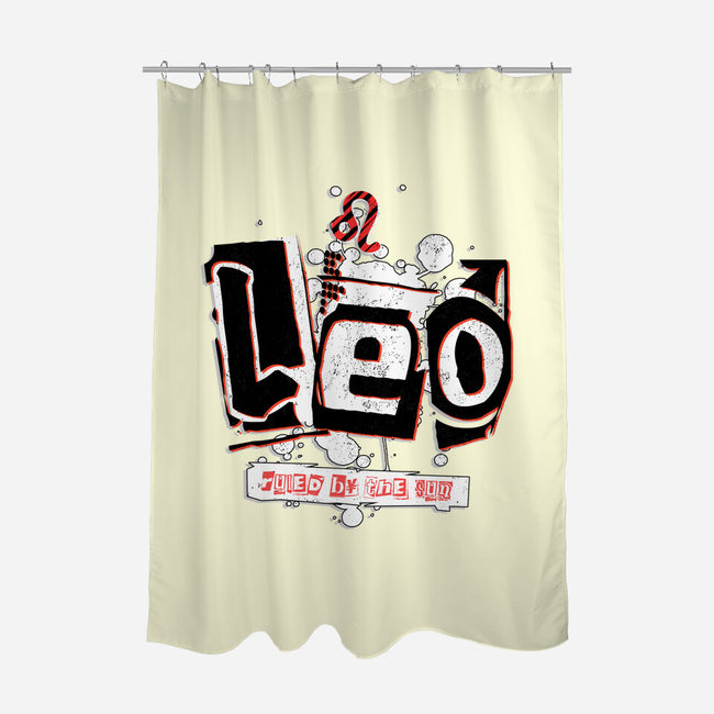 Leo Ruled By The Sun-None-Polyester-Shower Curtain-palmstreet