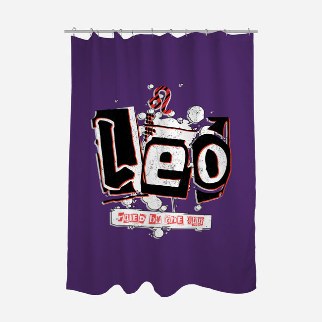 Leo Ruled By The Sun-None-Polyester-Shower Curtain-palmstreet