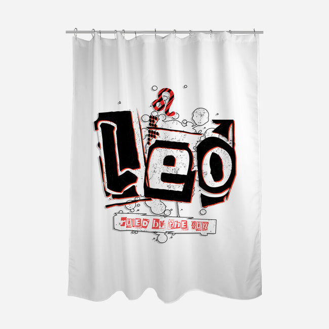 Leo Ruled By The Sun-None-Polyester-Shower Curtain-palmstreet