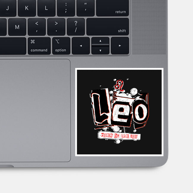 Leo Ruled By The Sun-None-Glossy-Sticker-palmstreet