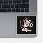 Leo Ruled By The Sun-None-Glossy-Sticker-palmstreet