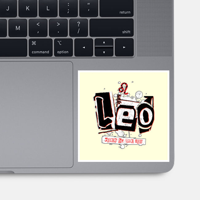 Leo Ruled By The Sun-None-Glossy-Sticker-palmstreet
