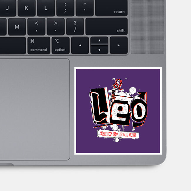 Leo Ruled By The Sun-None-Glossy-Sticker-palmstreet