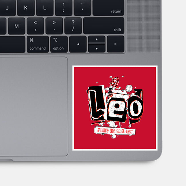 Leo Ruled By The Sun-None-Glossy-Sticker-palmstreet