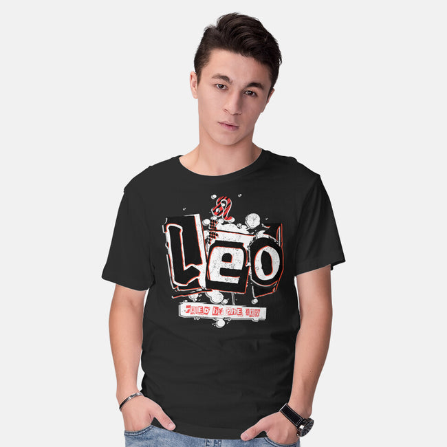 Leo Ruled By The Sun-Mens-Basic-Tee-palmstreet