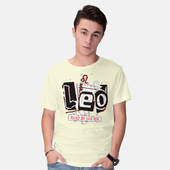 Leo Ruled By The Sun-Mens-Basic-Tee-palmstreet