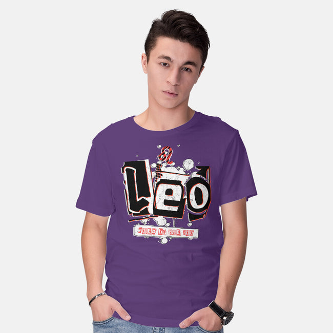 Leo Ruled By The Sun-Mens-Basic-Tee-palmstreet
