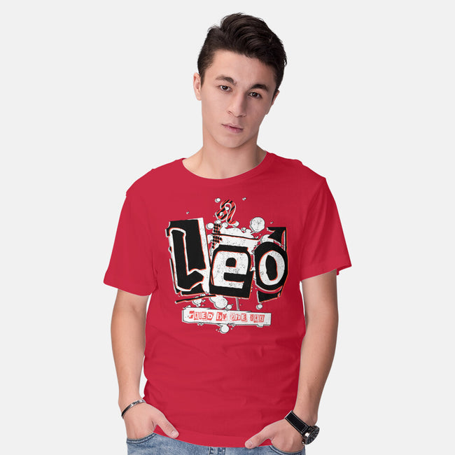 Leo Ruled By The Sun-Mens-Basic-Tee-palmstreet