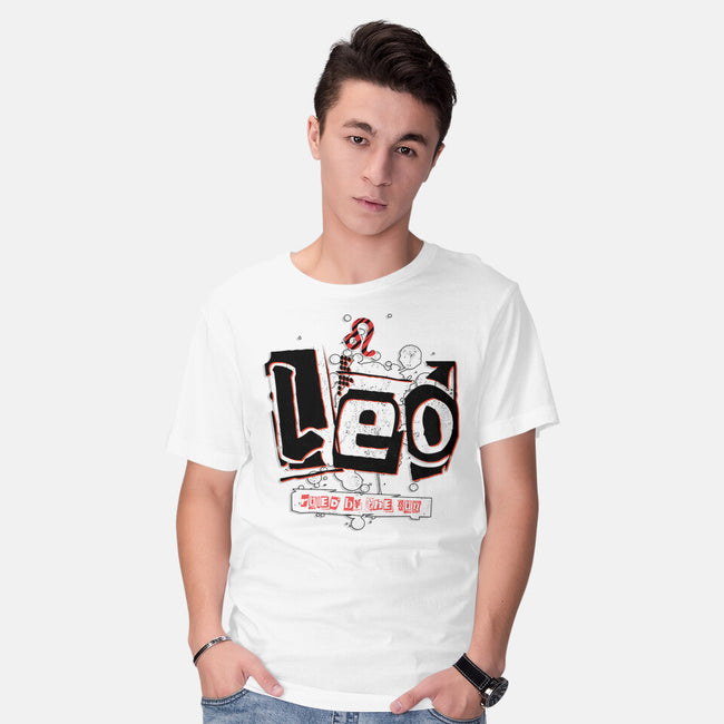 Leo Ruled By The Sun-Mens-Basic-Tee-palmstreet
