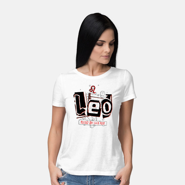 Leo Ruled By The Sun-Womens-Basic-Tee-palmstreet