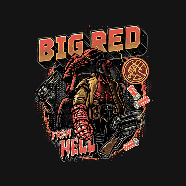 Big Red From Hell-None-Adjustable Tote-Bag-glitchygorilla