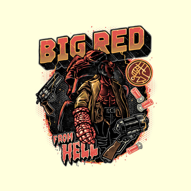 Big Red From Hell-None-Drawstring-Bag-glitchygorilla