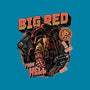Big Red From Hell-None-Basic Tote-Bag-glitchygorilla